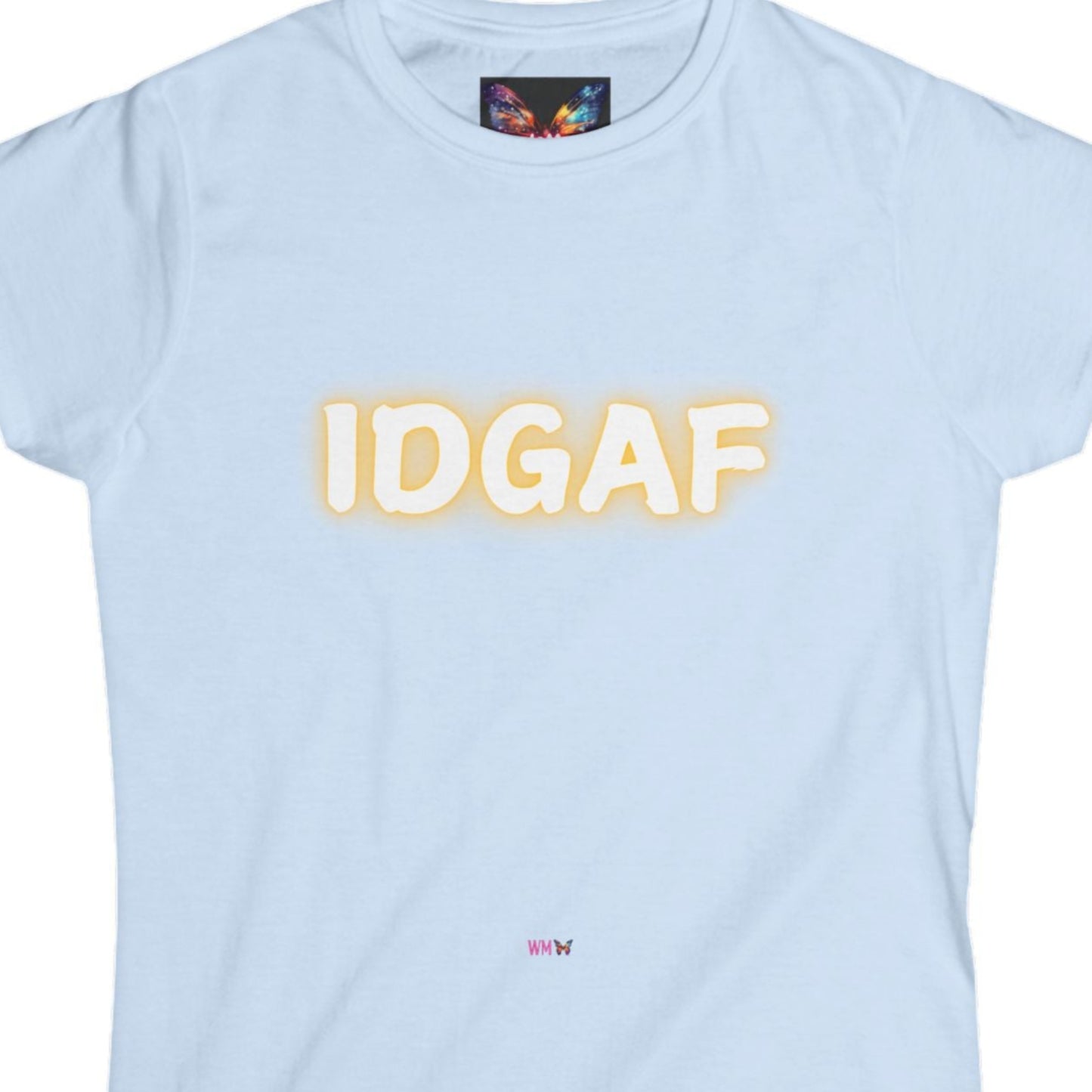 IDGAF Feminine Soft-Style T-Shirt
